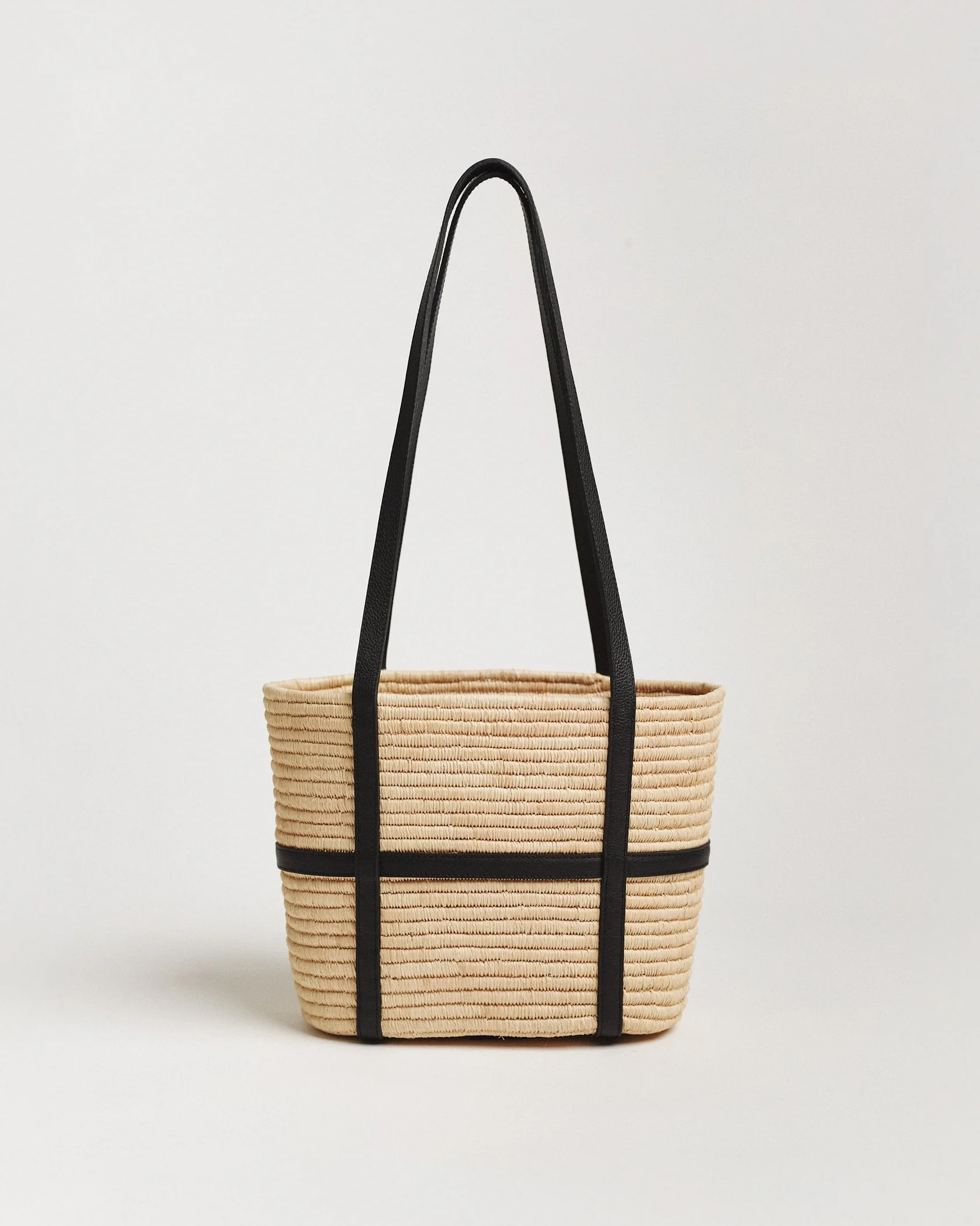 The Mini Bask — Luxury Raffia Basket Bag for On-the-Go | $269